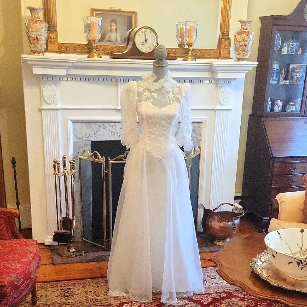 princess polly baby blue dress American Vintage | Dresses | 8s Wedding Gown